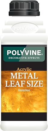 Polyvine Metal Leaf Size Acrylic Adhesive Interior Gilding Glue 500ml