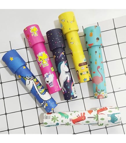 Pack De 30 Caleidoscopios Clásicos De Papel, Juguetes Educativos De 15 Cm, Colores Variados Para Desarrollar La Imaginación Infantil