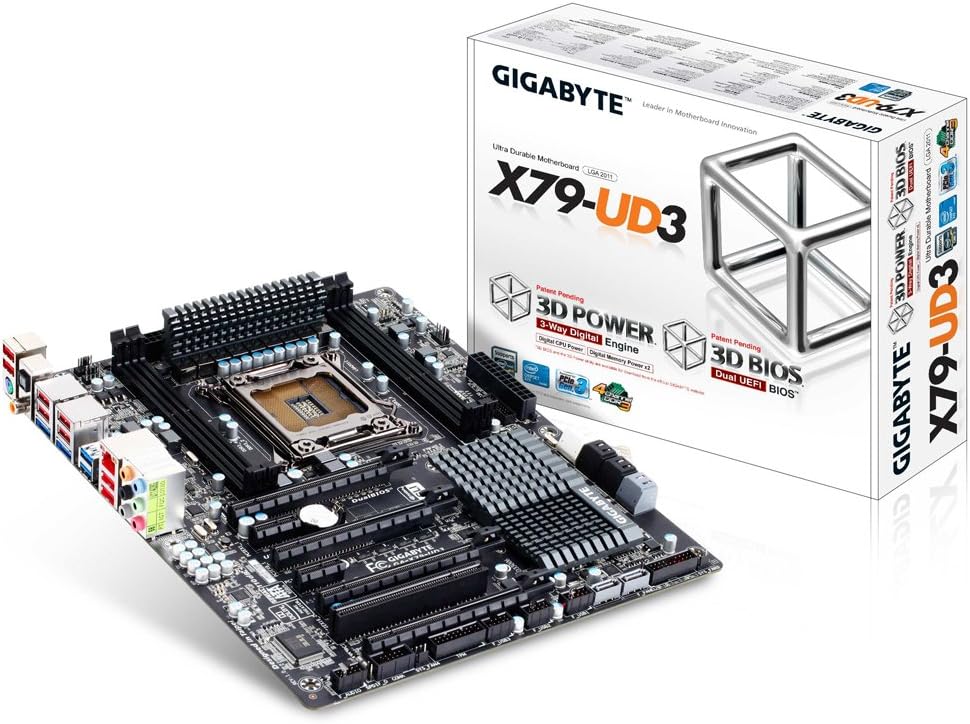 Gigabyte X79-UD3 Motherboard Core Socket 2011 Intel X79 ATX RAID LAN (rev. 1.0)