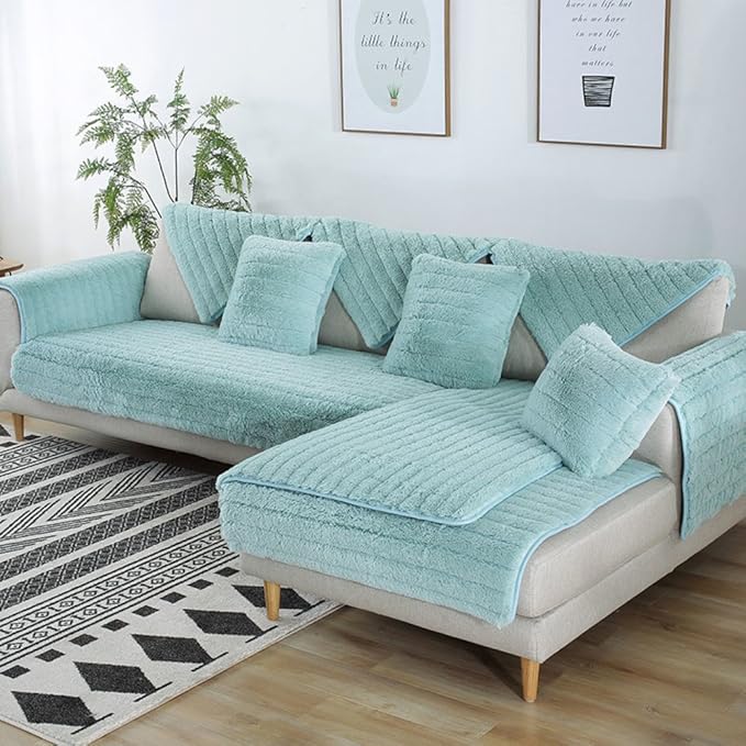 FDJKGFHGFCGDFGDG Volle Deckung schonbezug Sofa,Winter Antirutsch