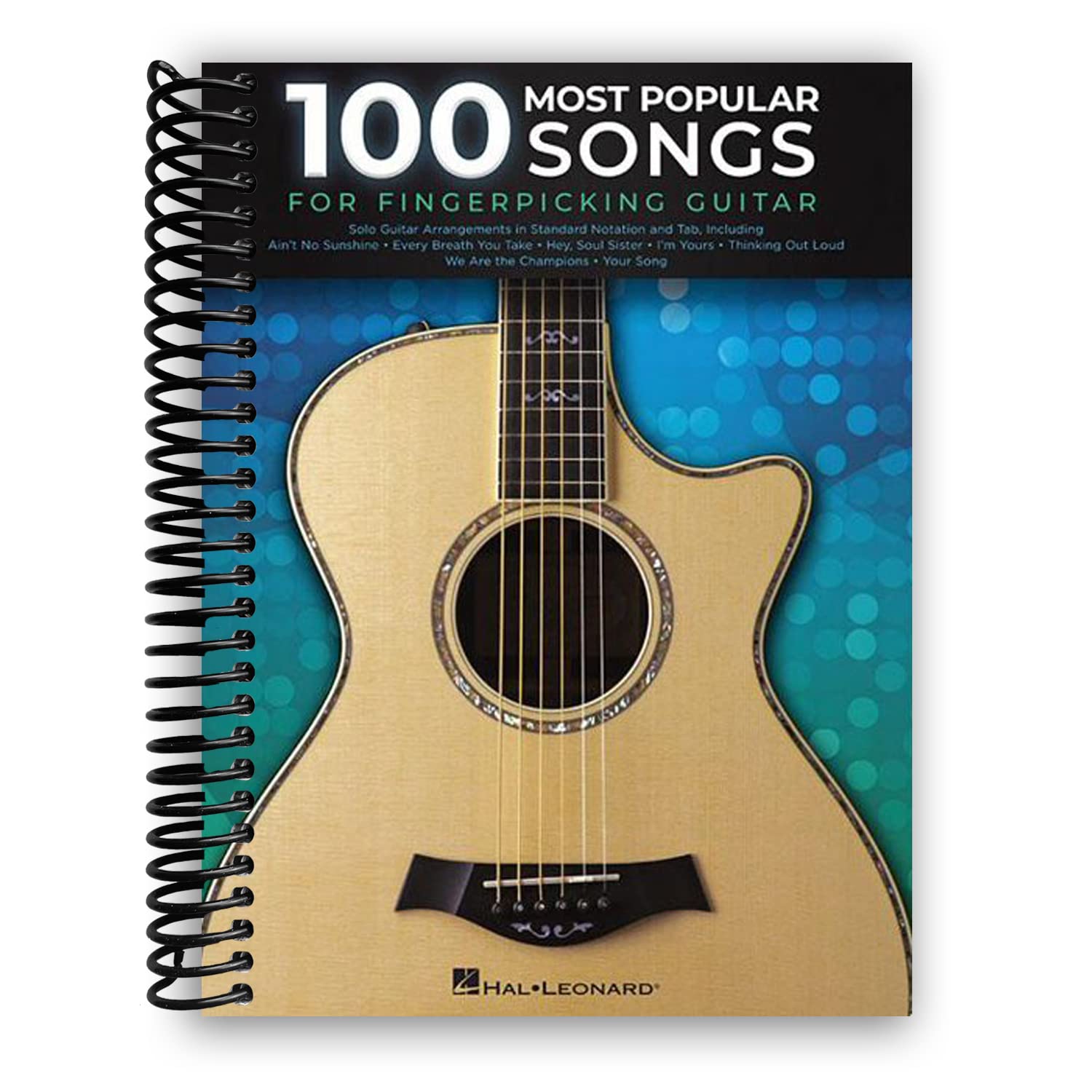 Photo 1 of 100 Most Popular Songs for Fingerpicking Guitar: Solo Guitar Arrangements in Standard Notation and Tab [Spiral-bound] Hal Leonard Corp.