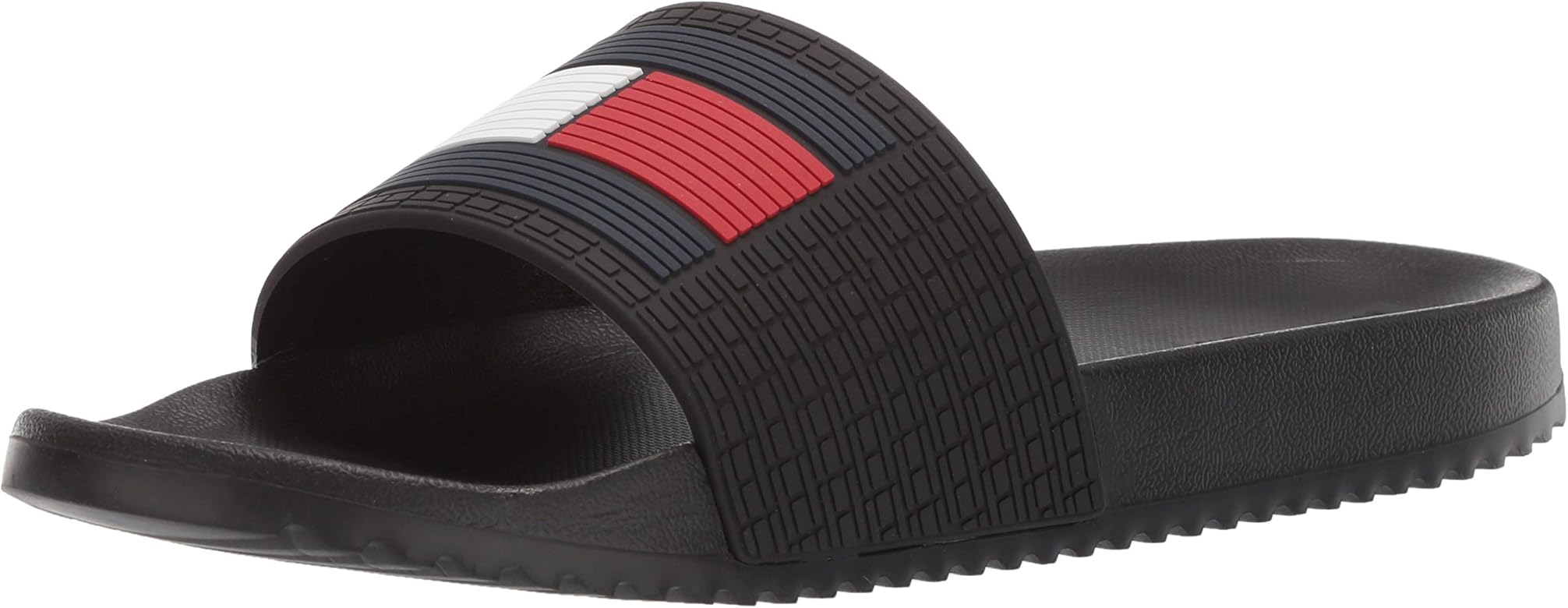 tommy hilfiger black slides