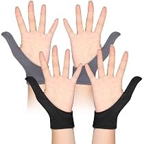 Protection Pour Pouce Adulte - Brise-habitude (succion Du Pouce, Trichotillomanie) - Gant Ajustable En Tissu