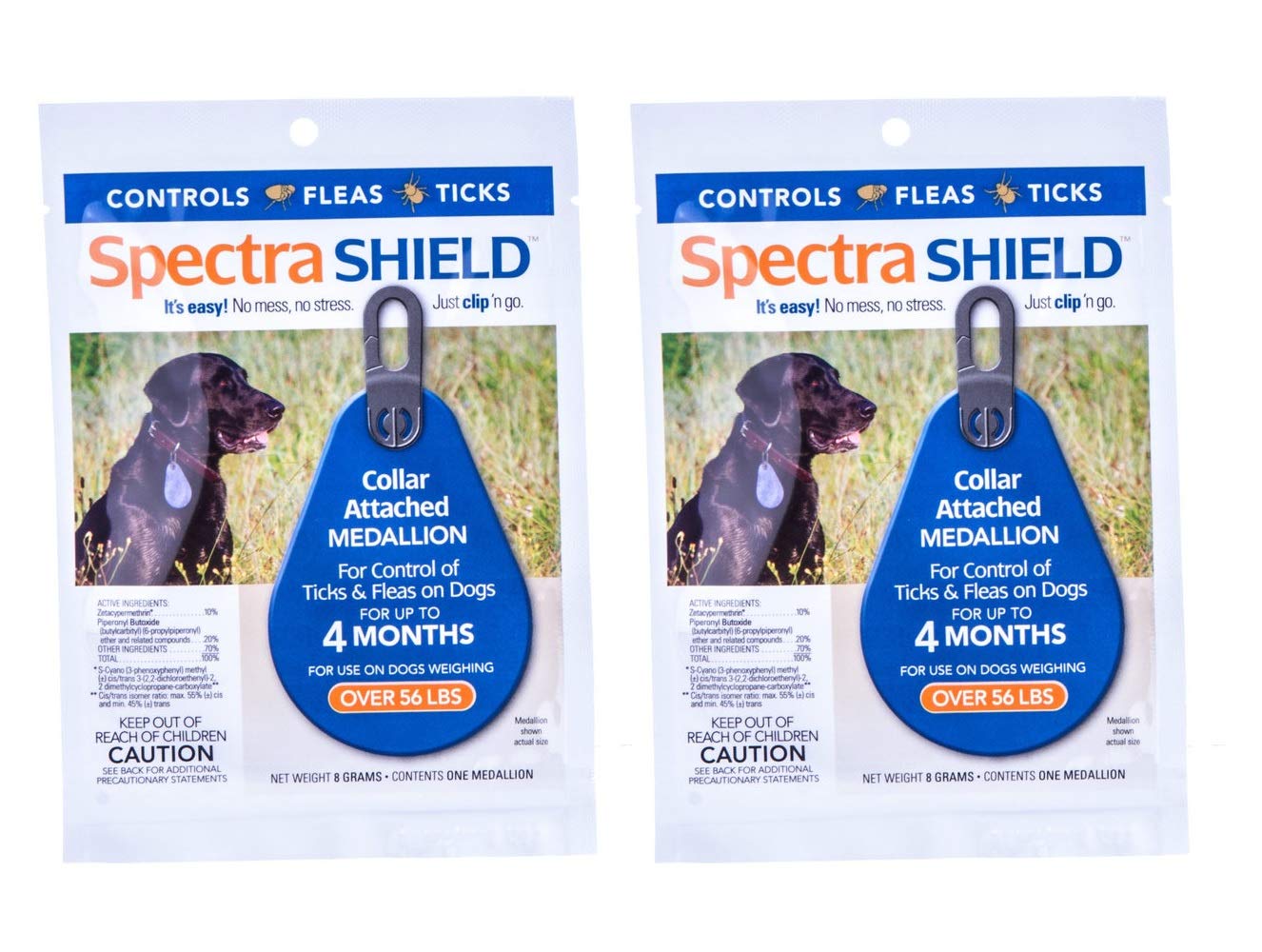 Reviews (2 Pack) SpectraShield Flea/Tick Tag For Dogs Over 56 Pounds