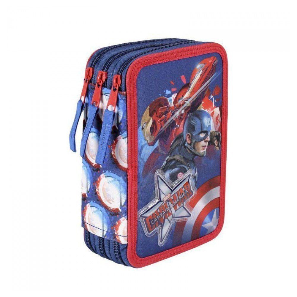 Marvel Captain America Civil War Astuccio Triplo pleto con Marvel Captain America Civil War Astuccio Triplo pleto con Colori Pennarelli Giotto ed Accessori Scuola Avengers Iron Man Amazon Giochi e