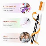 APOGO 24 Fabric Pens Permanent for T-Shirts, Bags, Shoes & Crafts view 3