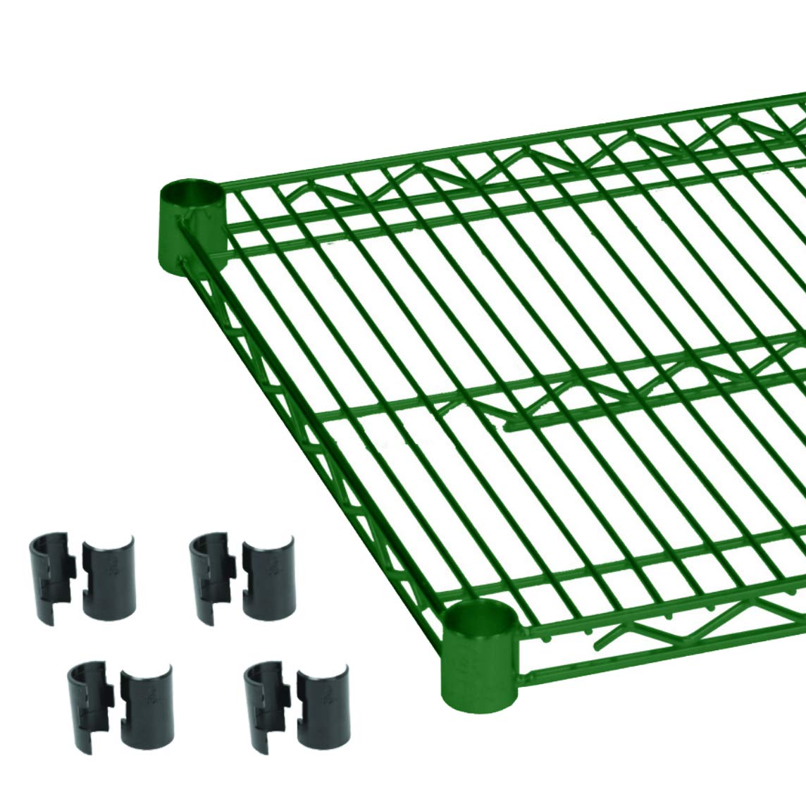 Photo 1 of Thunder Group Epoxy coating wire shelves 21" x 60" with 4 set plastic chip, comes in 2 shelves