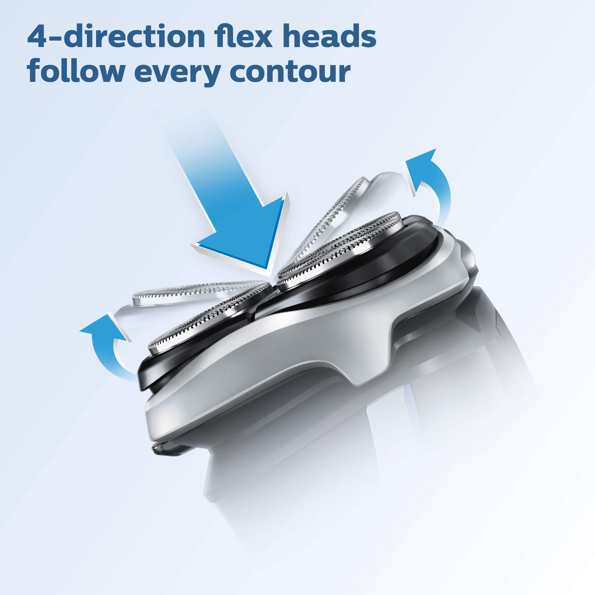 Philips Norelco Shaver 4500, Rechargeable Wet/Dry Electric Shaver, with