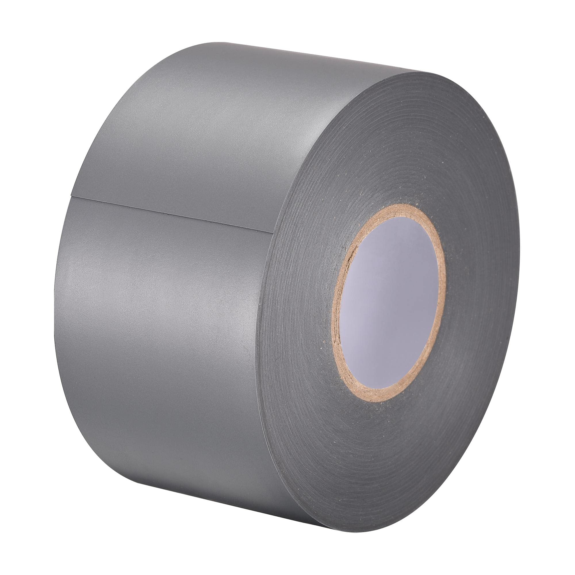 sourcing map Insulating Tape 60mm Width 26M Long 0.26mm Thick PVC Electrical Tape Grey