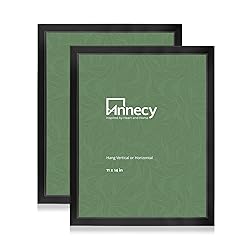 Annecy 11x14 Picture Frame Black（2 Pack）, 11 x