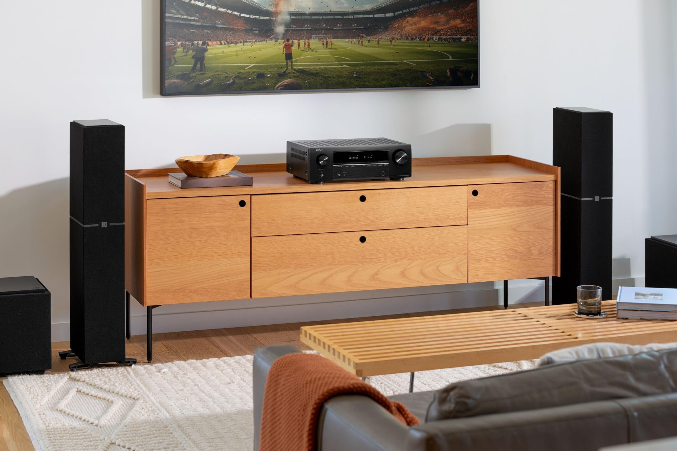 Denon AVR-X1800HDAB 7.2-Kanal AV-Receiver, HiFi Verstärker mit Dolby Atmos, DTS:X, 6 HDMI Eingänge und 1 Ausgang, 8K HDMI, Bluetooth, WLAN, AirPlay 2, HEOS Multiroom, Alexa kompatibel 7