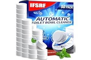 IFSRF Toilet Bowl Cleaner Tablets 50 PACK, Super Clean toilet cleaner, automatic toilet cleaner, clean toilet dirt and deodorize, effectively remove stubborn stains-HUMANIZED DESIGN