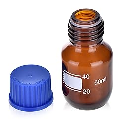 Kestun 10 Packs Reagent Media Storage Bottles, 50ml