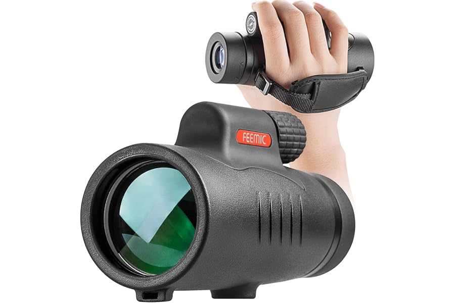 Monocular Telescope High Power 8x42 Monoculars Scope Compact Waterproof Fogproof Shockproof with Hand Strap for Adults Kids Bird Watching Hunting Camping Hiking Travling Wildlife Secenery