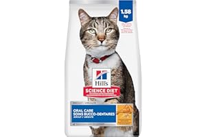 Hill's Science Diet Adult Oral Care Chicken Recipe Dry Cat Food 1.58 kg Bag