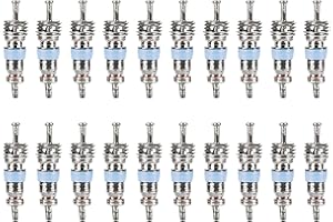 2 MULE TEAM 20Pcs Hvac Schrader Valve Core for R32 R22 R410A Refrigerant, AC Schrader Valve Kit, High Pressure with Teflon Seal,HVAC Replacement Part Ideal for Refrigeration Systems and Air Conditioning