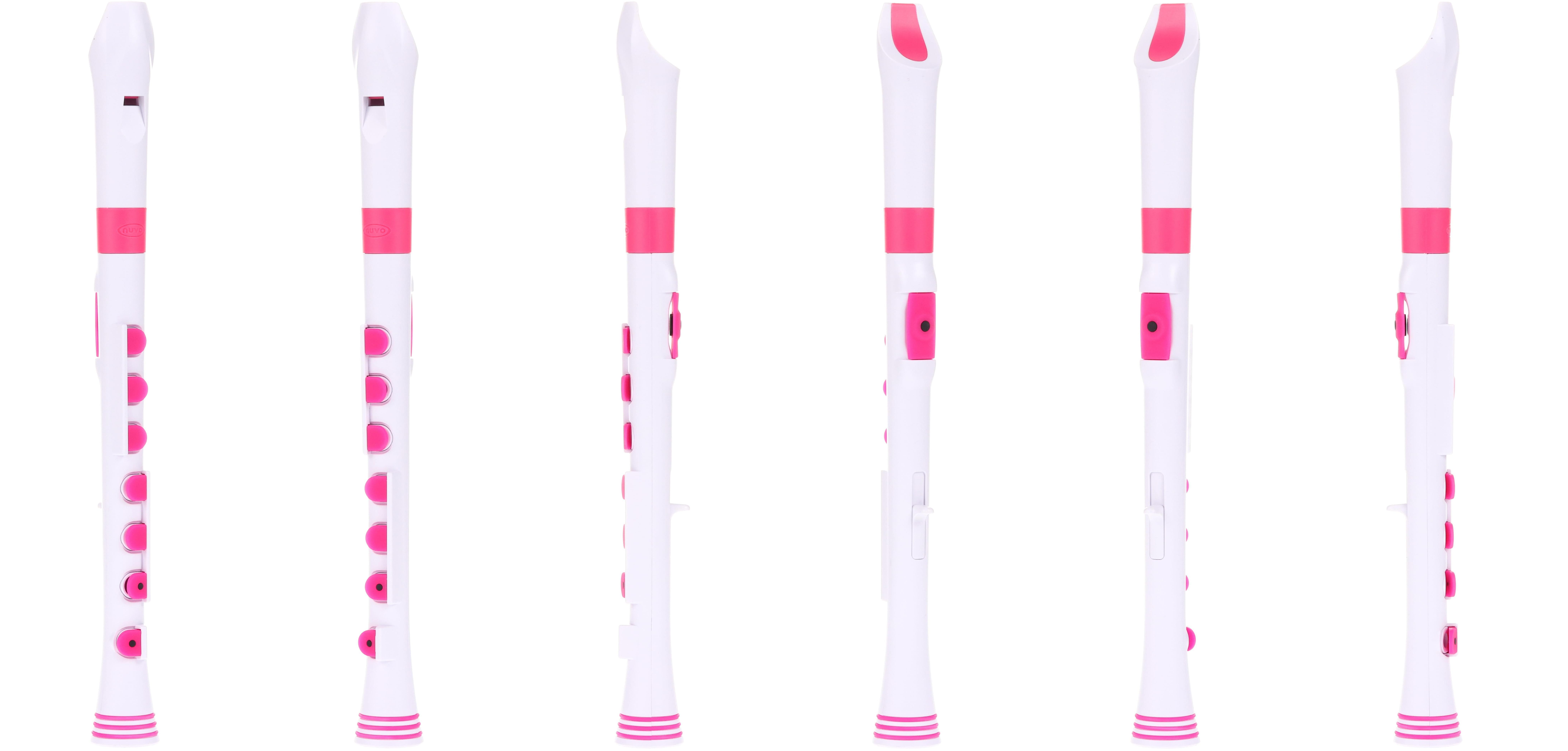 Nuvo ヌーボ ピンク ホワイト ソプラノリコーダー N3rdwpk ジャーマン式 リコーダープラス Nuvo ヌーボ ピンク ホワイト ソプラノリコーダー N3rdwpk ジャーマン式 リコーダープラス