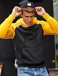 DUOFIER Men Slim Fit Lightweight Fleece Pullover