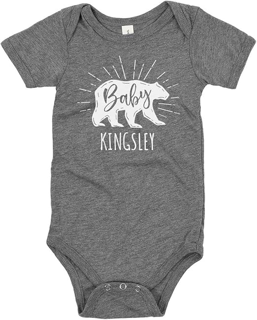 Baby Bear Kingsley Cute Trendy Onesie Infant Triblend