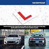 ARVO 2 Pack Magnetic L Plates 178mm x 178mm UK Road Legal Learner Signs view 6