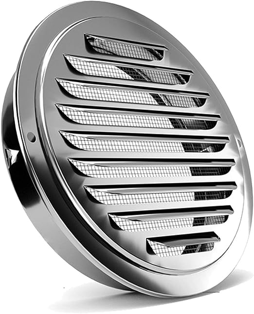 Stainless Steel Air Vents, PartsExtra Louvered Grille Cover Vent Hood