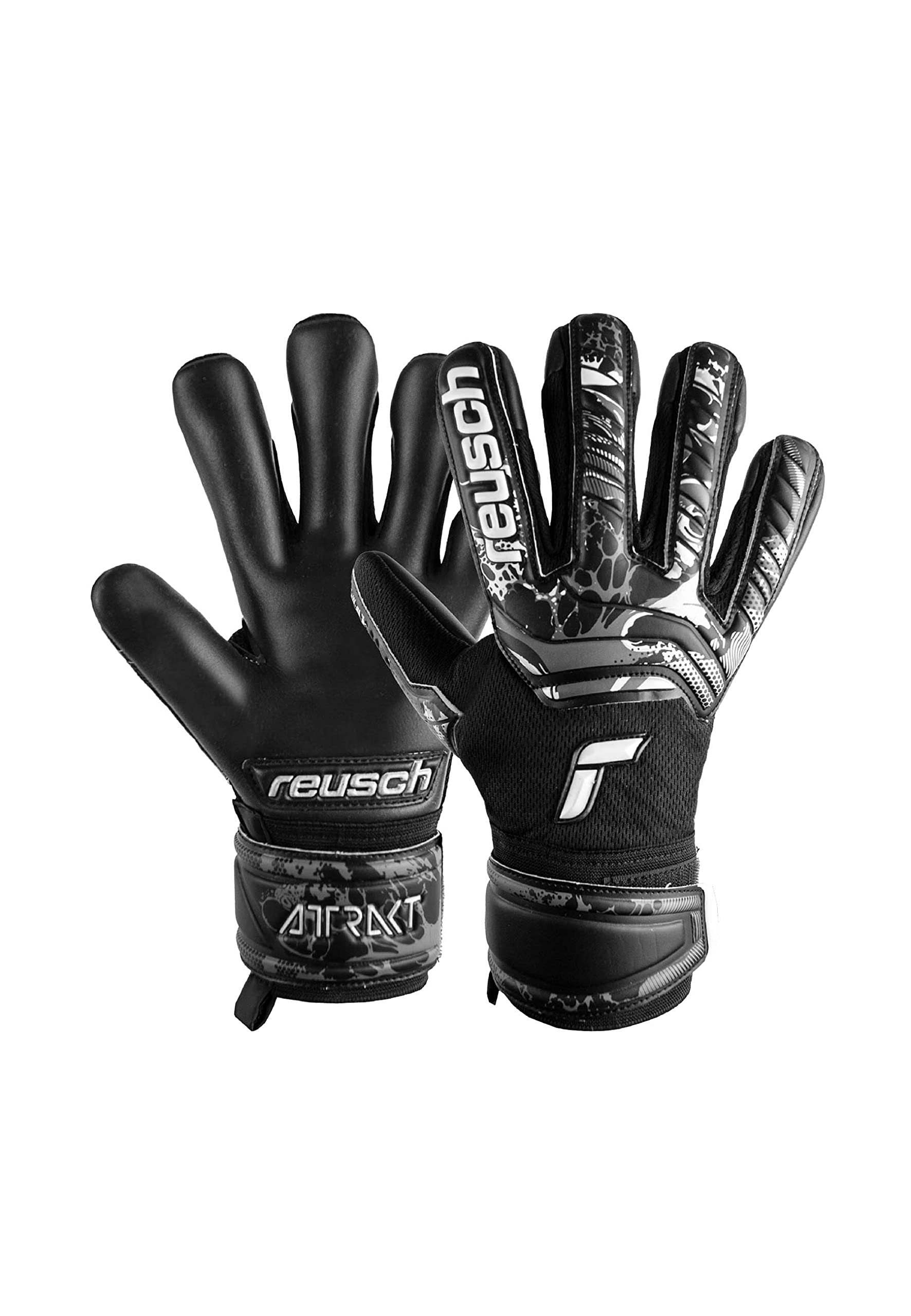 Reusch Attractive Infinity Junior Unisex Youth Goalkeeper Gloves with Very Good Grip and Inseam Cut