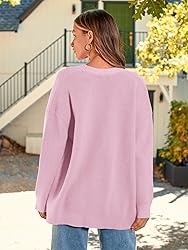 LILLUSORY Women's Cashmere Fall Cardigan 2023 Open