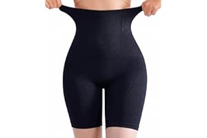 Fuanxo Tummy Control Shapewear Shorts for Women, High Waisted Slip Shorts, Seamless Body Shaper Thigh Slimmer Under Dress