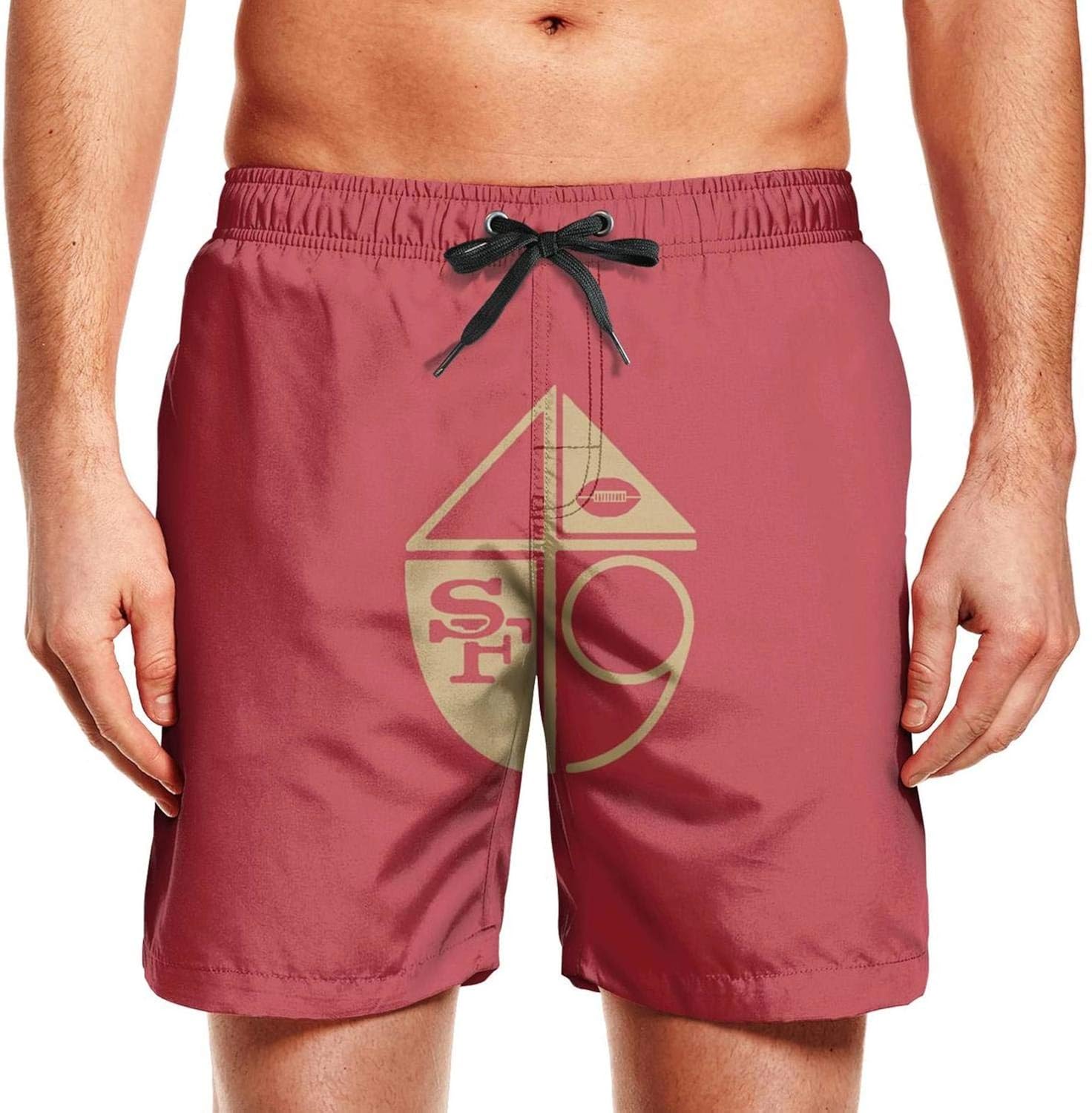 mens trendy swim trunks