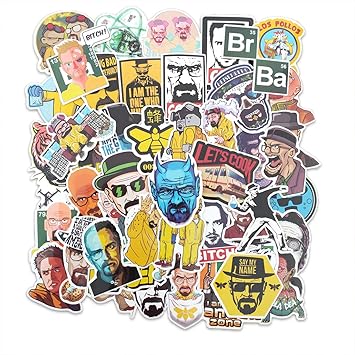 Amazon Com Breaking Bad Stickers Vinyl For Water Bottle
