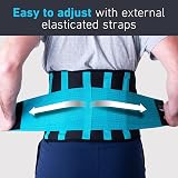 Clever Yellow Premium Back Support Belt Lumbar Brace L view 2
