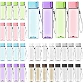 SENONAPO 32 Pcs Water Bottle Bulk 17 oz Reusable Leak Proof Portable Bottles Plastic Sports Drink Bottles Large for Kids Adults for School Classroom Fitness Office Travel Camping (Multicolor)