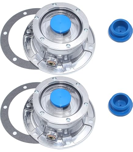 Trailer Grease Caps - 1.986 Inch OD Drive-In Style Hub Caps (Pair) RG04-020