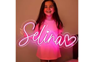 Custom Neon Signs for Kids Name Sign - Neon Sign Customizable for Wall Decor - Personalized Christmas Tree Decorations - Cust