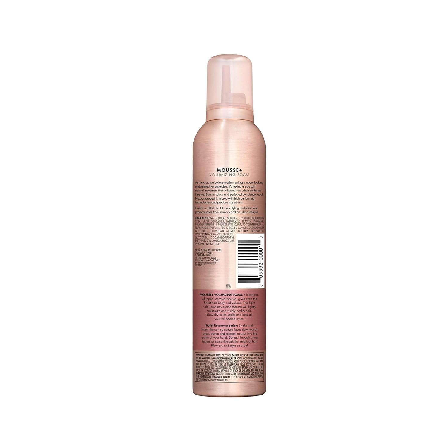 Nexxus Mousse Plus Volumizing Foam, for Volume, 10.6 oz : Hair Styling Foams : Beauty