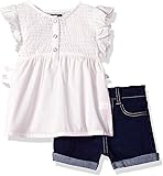 U.S. Polo Assn. Baby Girls Fashion Top and Short Set
