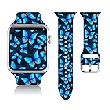 Compatible With Blue Butterfly Apple Watch