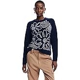 Desigual Womens Woman Flat Knit Thick Gauge Pullover