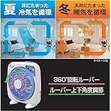 山善(YAMAZEN) 25cmボックス扇風機 (押しボタンスイッチ)(風量3段階) 