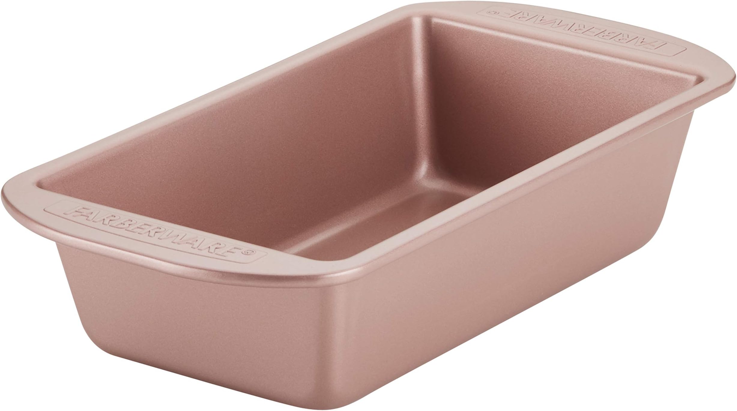 FarberwareNonstick Bakeware Meatloaf/Nonstick Baking Loaf Pan - 9 Inch x 5 Inch, Rose Gold