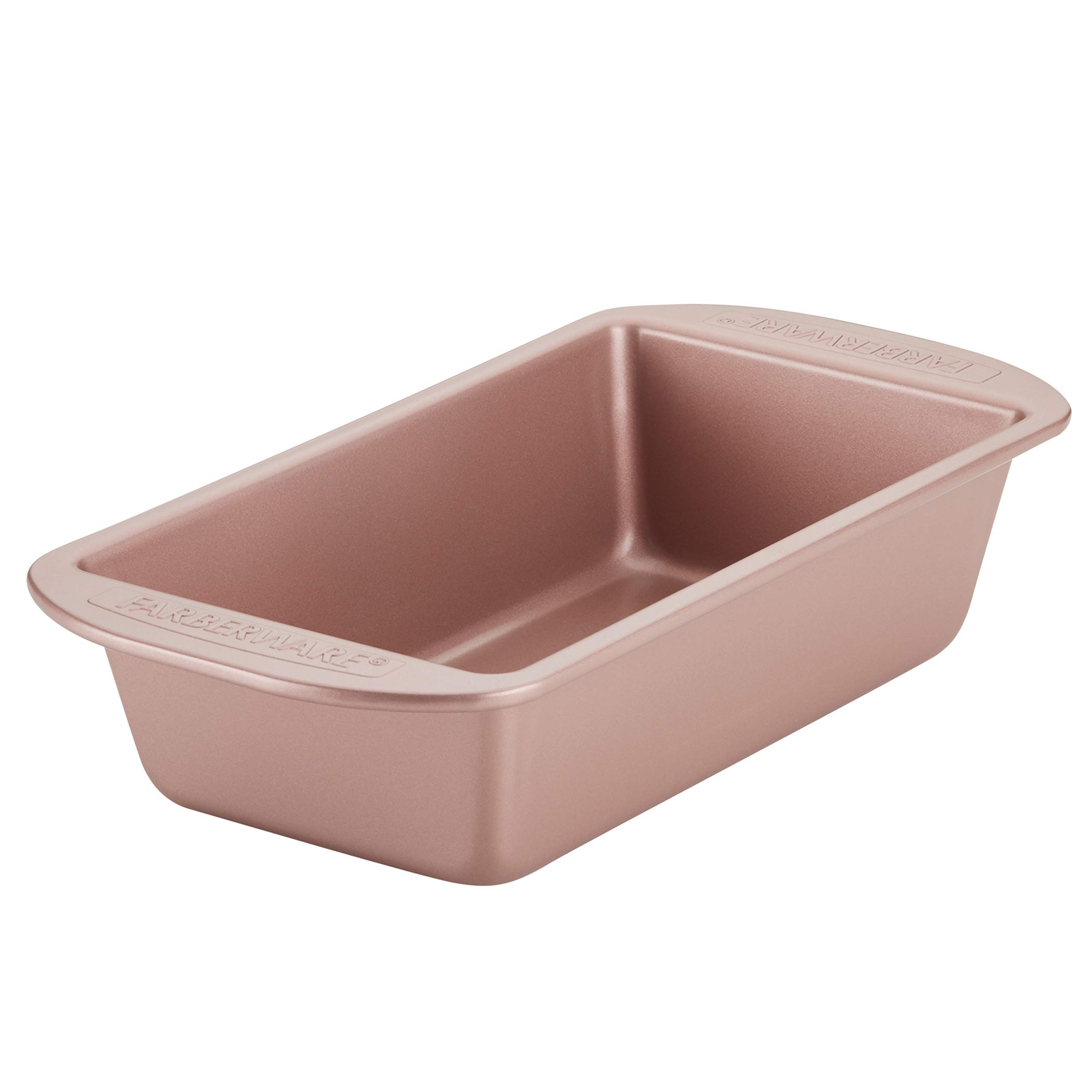 FarberwareNonstick Bakeware Meatloaf/Nonstick Baking Loaf Pan - 9 Inch x 5 Inch, Rose Gold