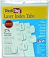 Amazon.com : Redi-Tag Laser Printable Index Tabs, Permanent Adhesive, 1 ...