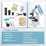 BEBANG 2000X Metal Optical Microscope with Slides Kit Dual Illumination view 5