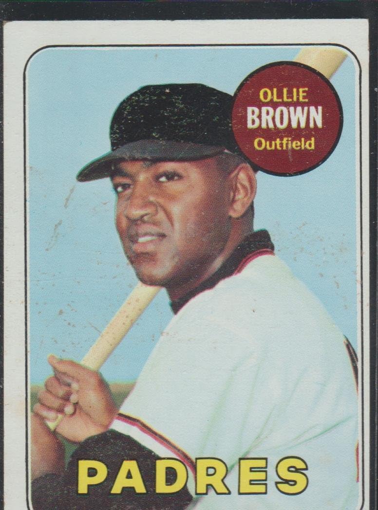 1969 Topps Ollie Brown Padres Baseball Card 149 at Amazon's Sports