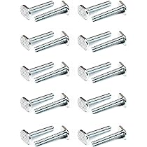 POWERTEC QTB1007 T-Slot Bolts 5/16”-18 Thread Size T-Bolt 1.5 Inch