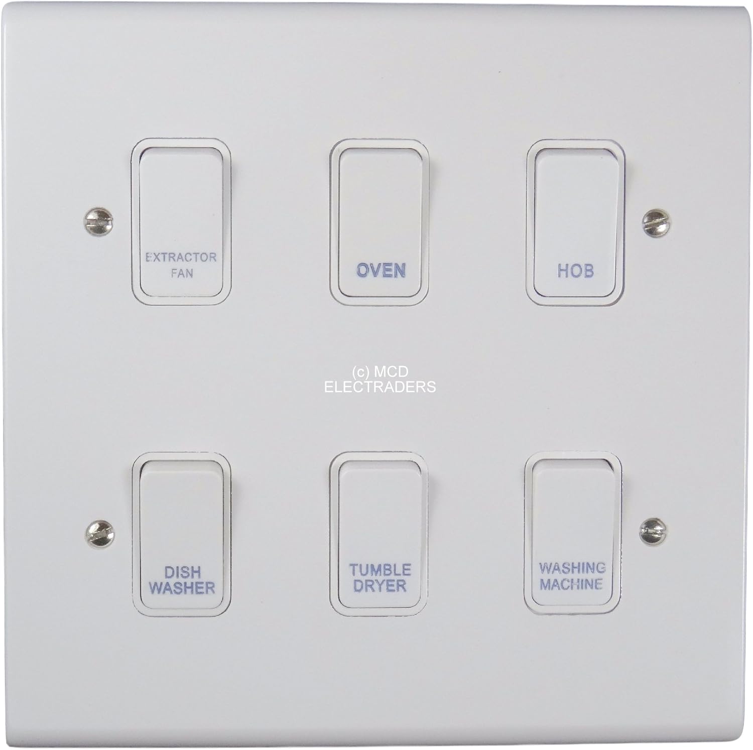 Customised Grid Switch Kitchen Control Panel 6 Gang (White) Amazon.co.uk DIY & Tools Customised Grid Switch Kitchen Control Panel 6 Gang (White) Amazon.co.uk DIY & Tools