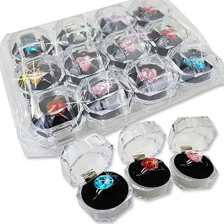 Amazon ジュエルリング 12個入 リング 指輪 おもちゃ