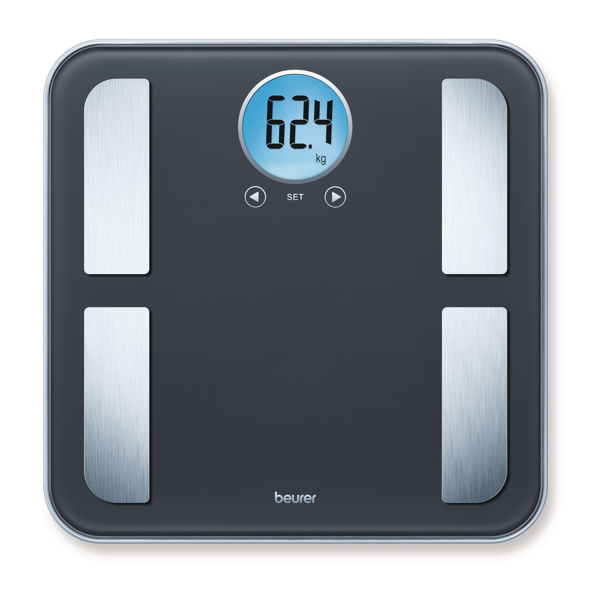 Beurer BF195 Body Analysis Bathroom Scale | Precise Full-Body Analysis | BMI Calculation | Unique Modern Design | Illuminated Digital Display | 180kg Weight Capacity | Touch-Key Operation,748.16