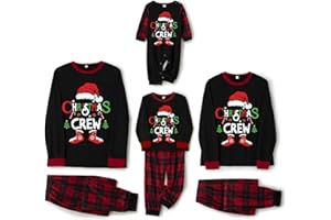 WephuPSho Christmas Family Matching Pajamas Sets Xmas Holidays Family Set Jammies Sleepwear