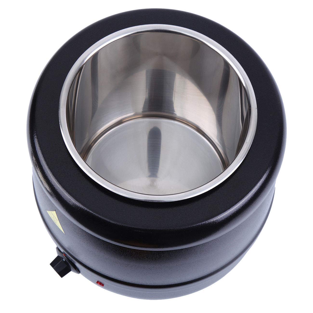 chitacharoen Black Soup Kettle Warmer Commercial 10L Catering Kitchen Heater Electric Pot 10L